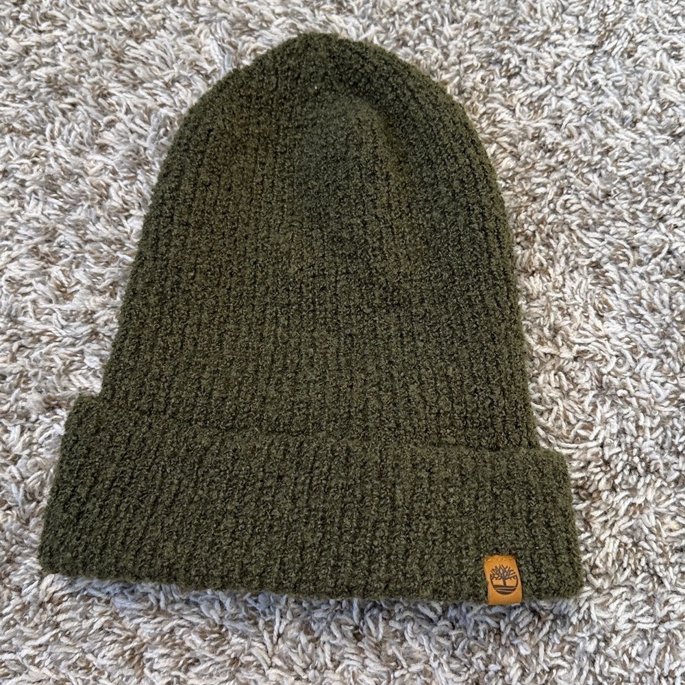 Timberland Knit Beanie Dark Green One Size